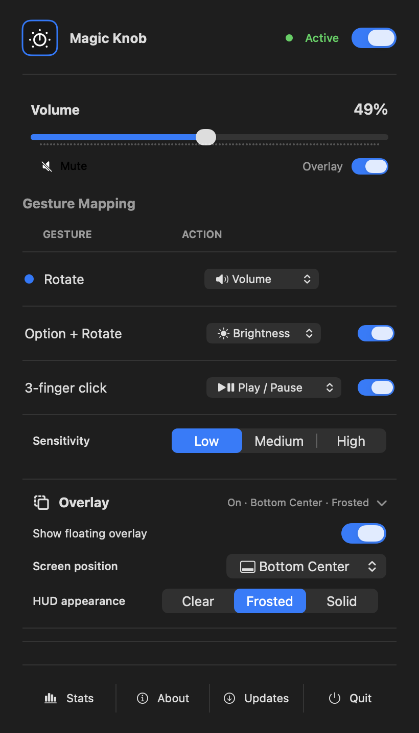 Magic Knob screenshot