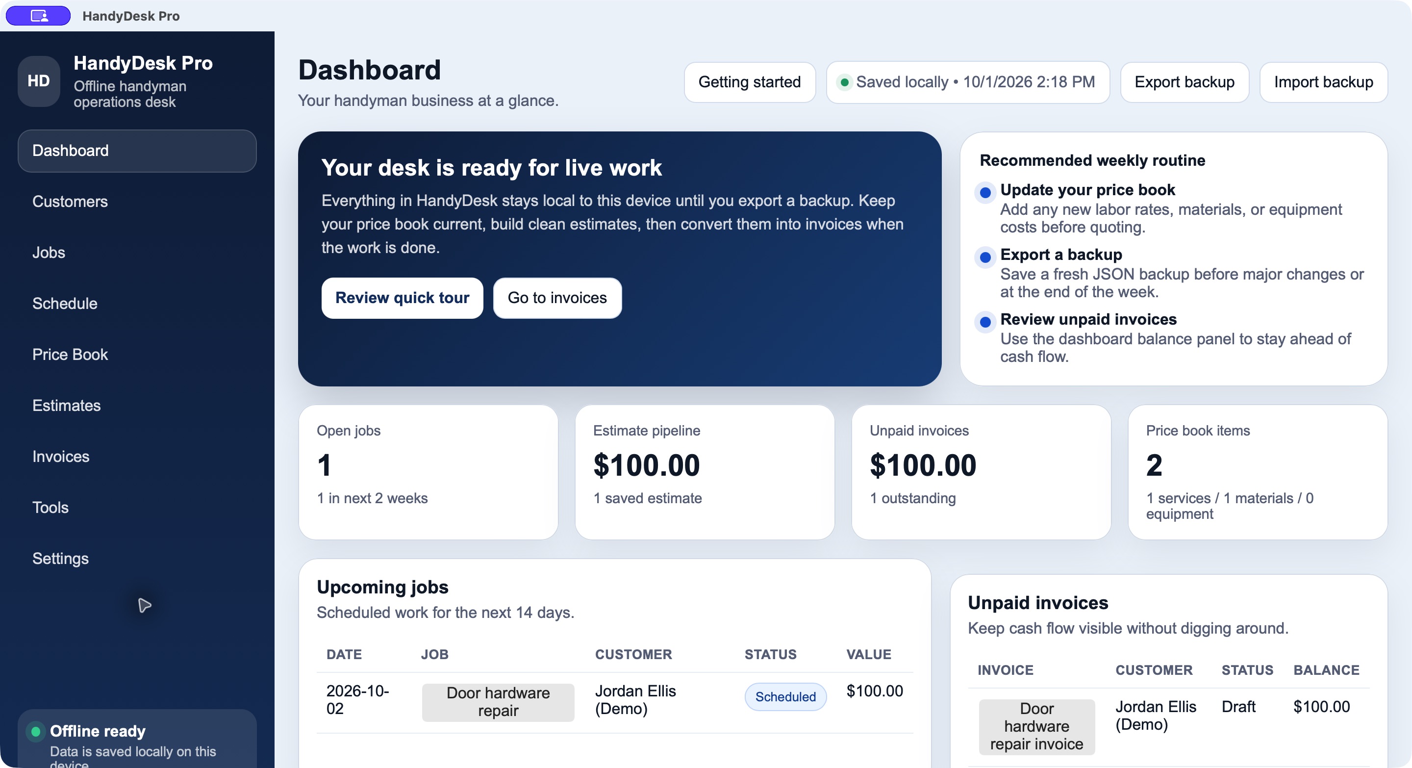 HandyDesk Pro screenshot 4
