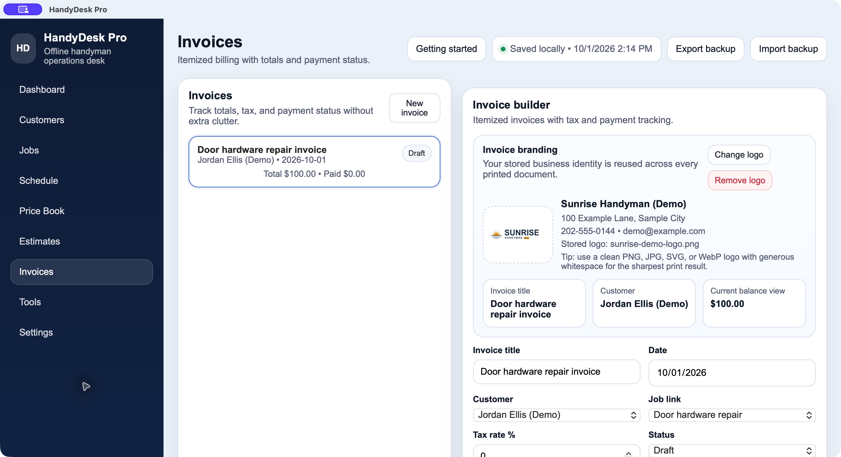 HandyDesk Pro screenshot 2