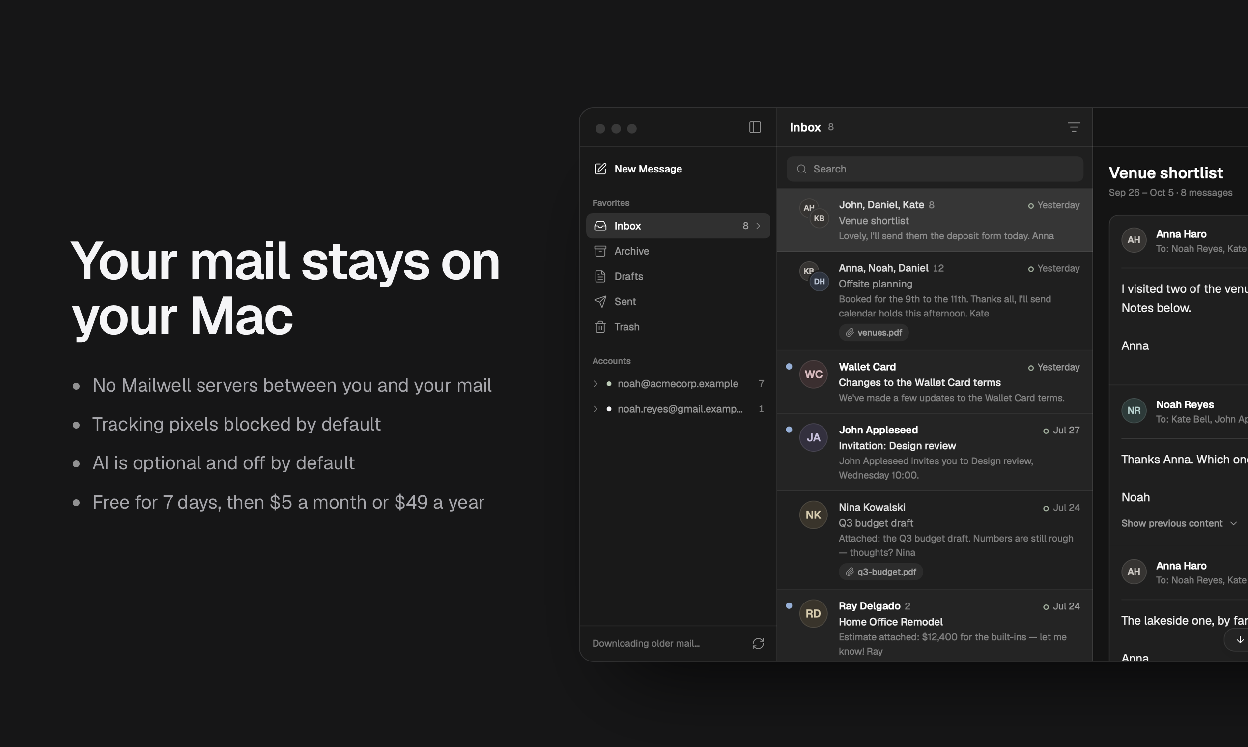 Mailwell screenshot 4