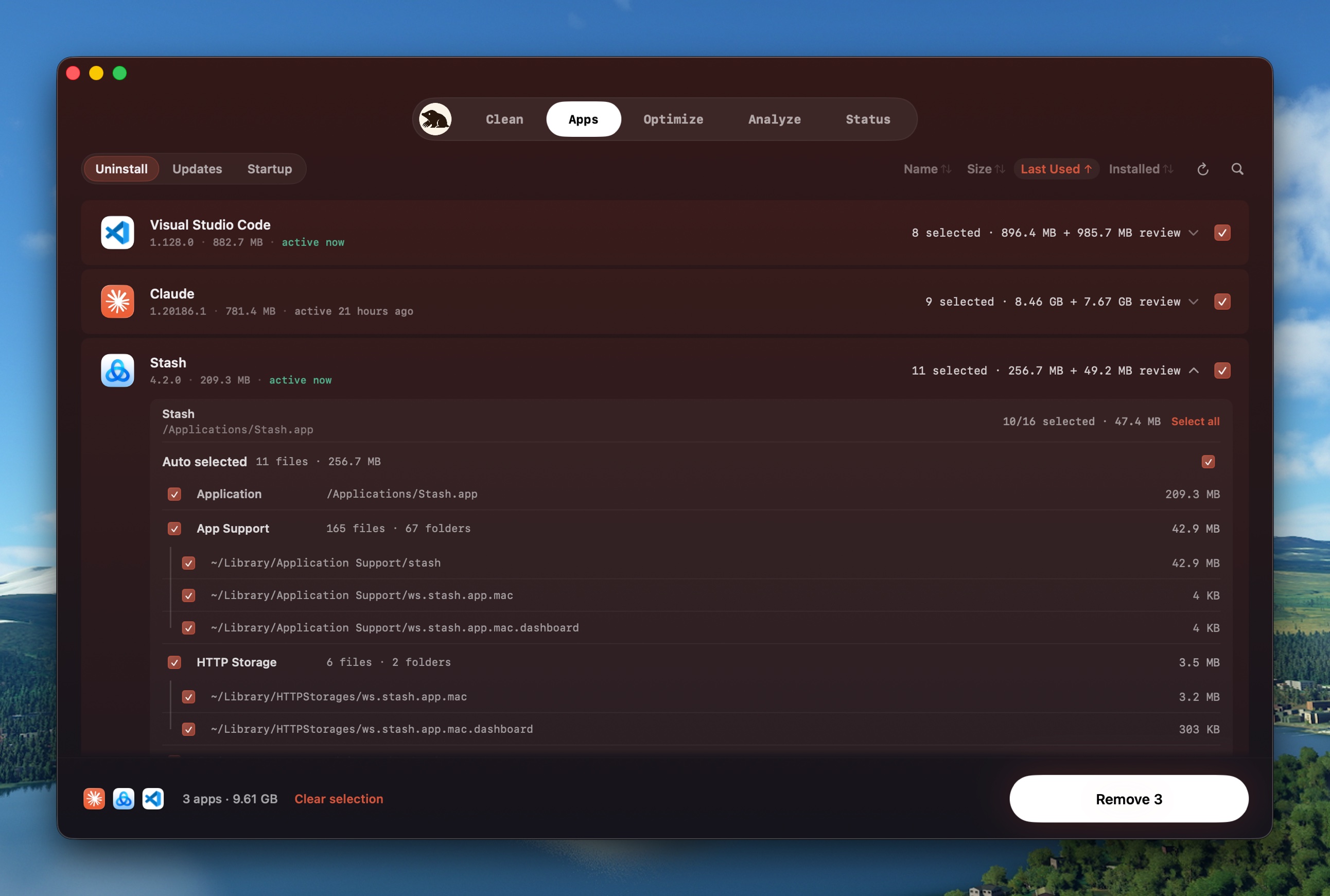 Mole screenshot 2