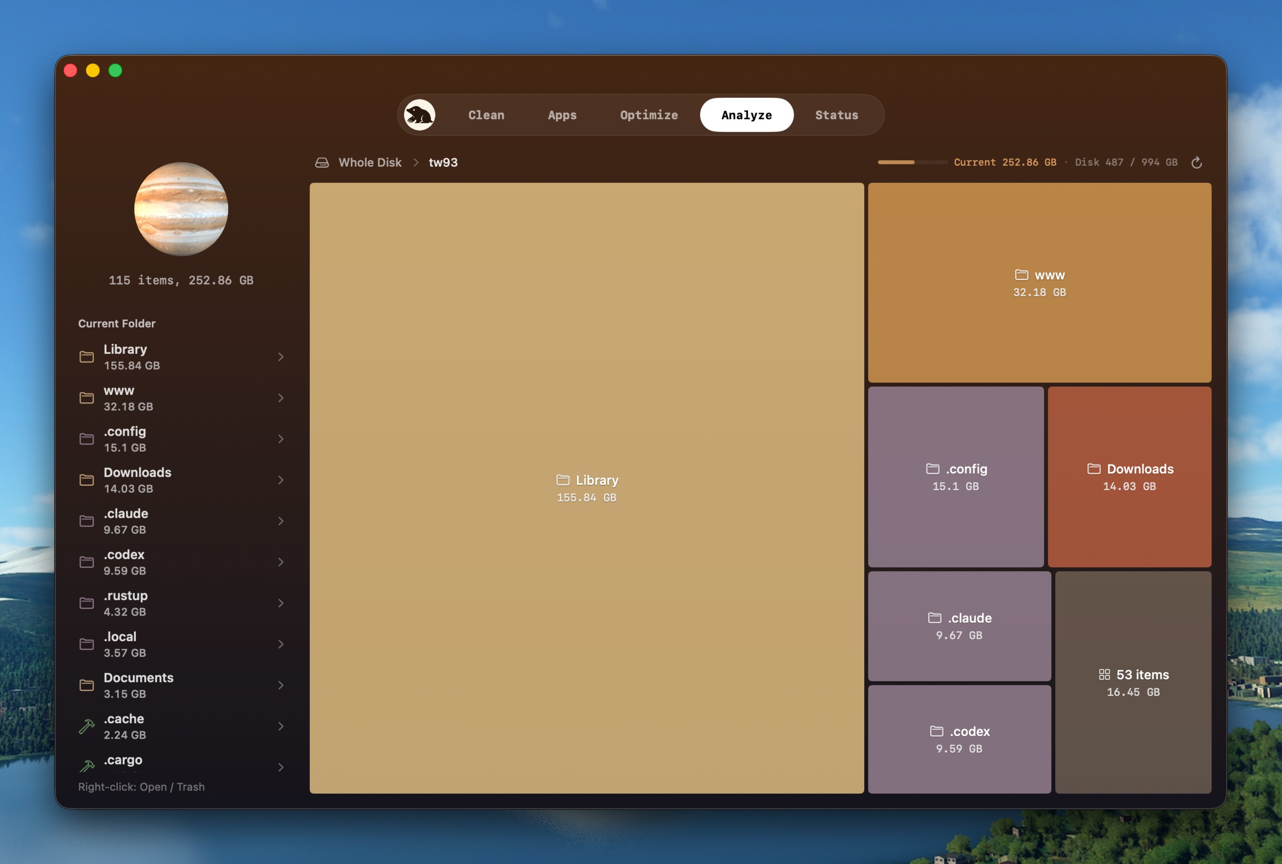 Mole screenshot 3