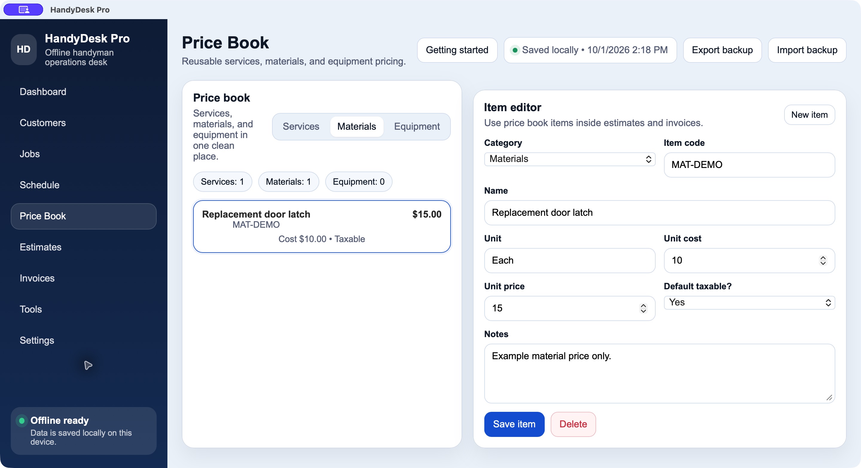HandyDesk Pro screenshot 3