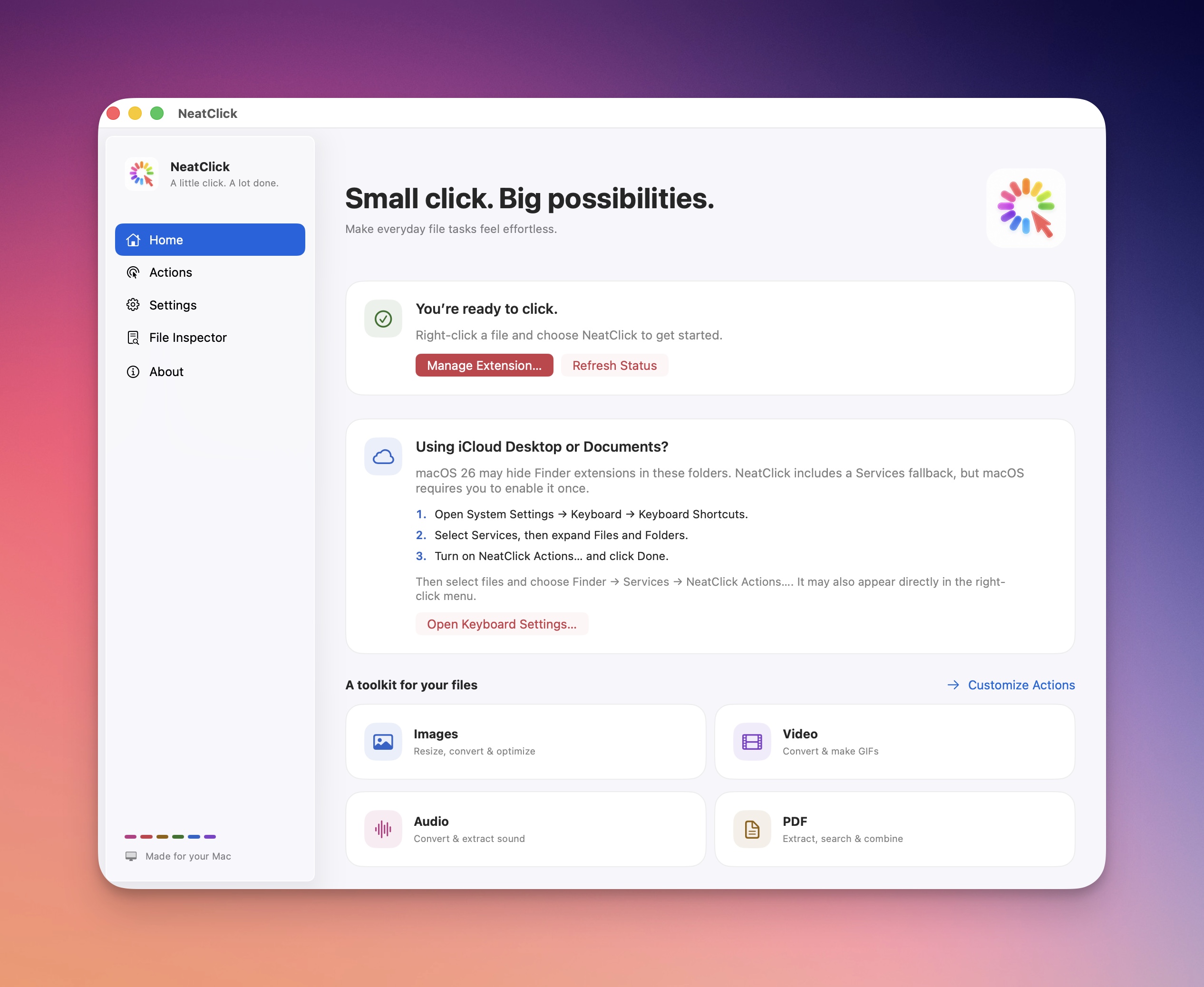 NeatClick screenshot 2